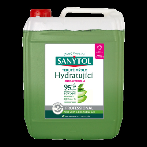 Sanytol Professional antibakteriální mýdlo hydratující, kanystr, 5 L
