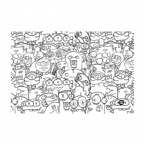 Podložka na stůl PP 60x40cm Monsters foto