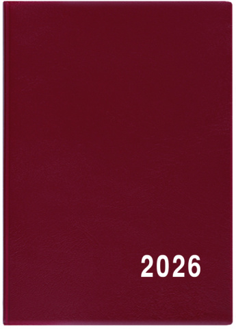 Měsíční diář - Anežka - PVC - bordó