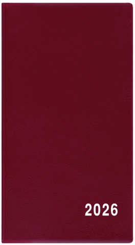 Měsíční diář - Františka - PVC - bordó
