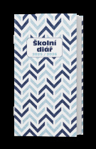 Měsíční diář  - Klára - lamino - Modř foto