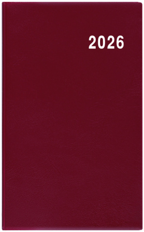 Měsíční diář - Marika - PVC - bordó