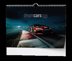 Nástěnný kalendář - Dream Cars - A3 foto