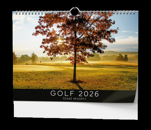 Nástěnný kalendář - Golf - české resorty
