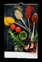Nástěnný kalendář - Gourmet  - A3 foto