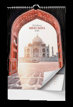 Nástěnný kalendář - Pohádková místa světa  - A3 foto