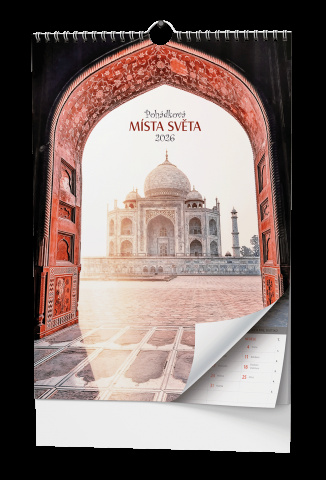 Nástěnný kalendář - Pohádková místa světa  - A3