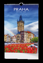 Nástěnný kalendář - Praha - A3 foto