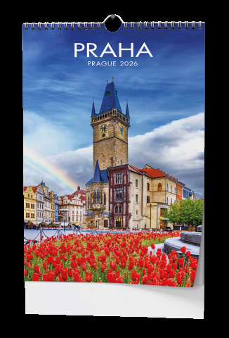 Nástěnný kalendář - Praha - A3