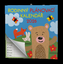 Nástěnný kalendář - Rodinný plánovací kalendář foto