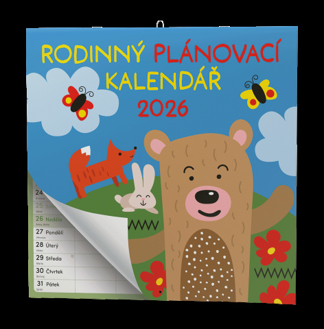 Nástěnný kalendář - Rodinný plánovací kalendář