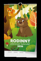 Nástěnný kalendář - Rodinný plánovací kalendář - A3 foto