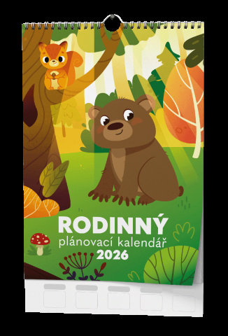 Nástěnný kalendář - Rodinný plánovací kalendář - A3