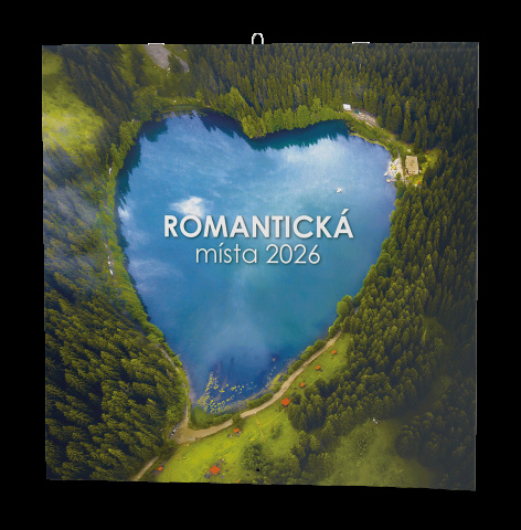 Nástěnný kalendář - Romantická místa