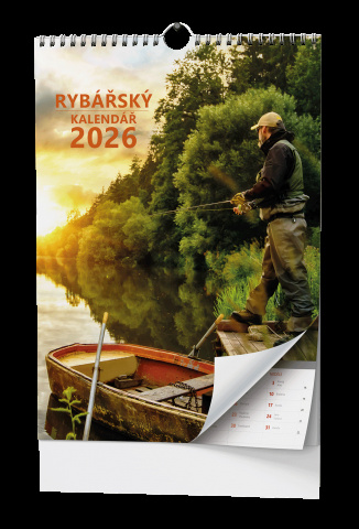 Nástěnný kalendář - Rybářský kalendář  - A3