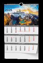 Nástěnný kalendář - Tříměsíční - A3 - Obrázkový foto