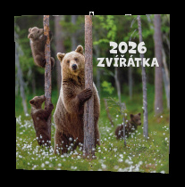 Nástěnný kalendář - Zvířátka foto
