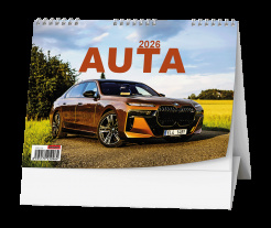 Stolní kalendář - Auta foto
