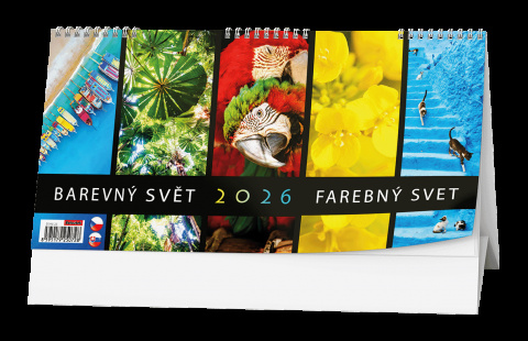 Stolní kalendář - Barevný svět