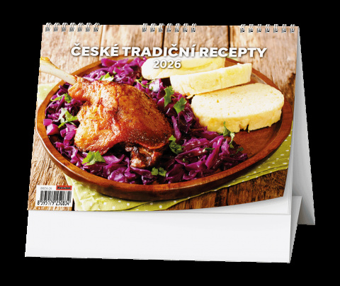 Stolní kalendář - České tradiční recepty