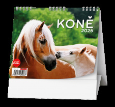 Stolní kalendář - IDEÁL - Koně foto