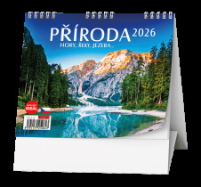 Stolní kalendář - IDEÁL - Příroda, hory, řeky, jezera… foto