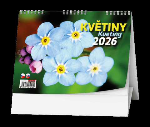 Stolní kalendář - Květiny
