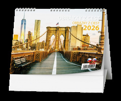 Stolní kalendář - Obrázky z cest foto