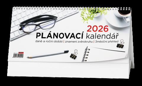 Stolní kalendář - Plánovací daňový kalendář 2026