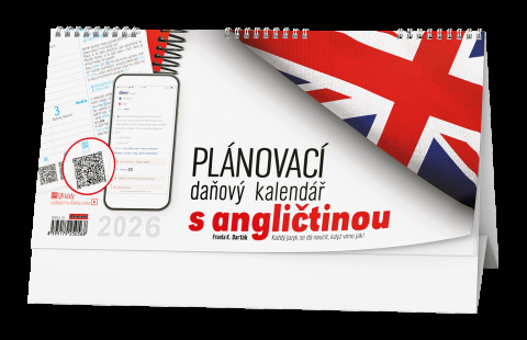 Stolní kalendář - Plánovací daňový kalendář s angličtinou