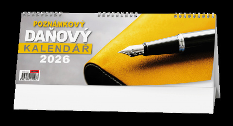 Stolní kalendář - Poznámkový daňový kalendář