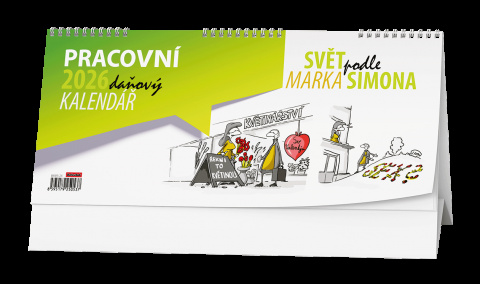 Stolní kalendář - Pracovní daňový kalendář - Svět podle Marka Simona