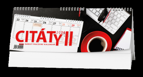 Stolní kalendář - Pracovní kalendář CITÁTY II