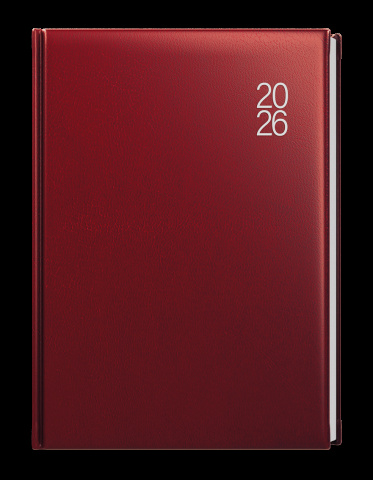 Týdenní diář - Tomáš - Balacron - A4 - bordó