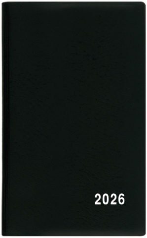 Týdenní diář - Alois - PVC - černá