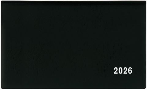 Týdenní diář - Cyril - PVC - černá