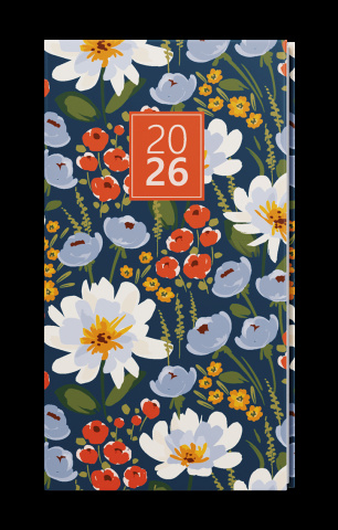 Týdenní diář - Jakub - Lamino - kapesní - Květiny