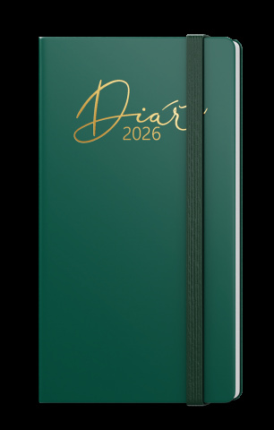 Týdenní diář - Jakub - Luxi - kapesní - zelená