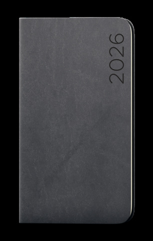 Týdenní diář - Jakub - Nuba - kapesní - šedá