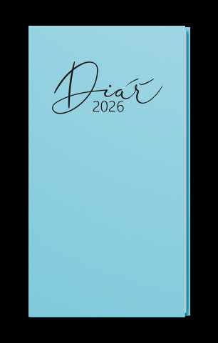 Týdenní diář - Jakub - Pastel - kapesní  - modrá