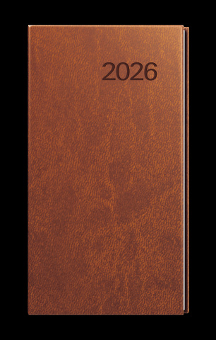 Týdenní diář - Jakub - Vivella - kapesní - hnědá