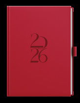 Týdenní diář - Oskar - Deny - A5 - červená foto