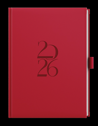 Týdenní diář - Oskar - Deny - A5 - červená