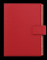 Týdenní diář - Oskar - Elite - A5 - červená foto