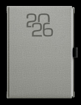 Týdenní diář - Oskar - Fabric - A5 - šedá foto