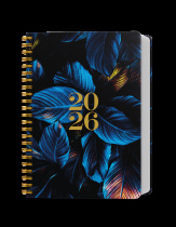 Týdenní diář - Oskar - Twin - Modré listy foto