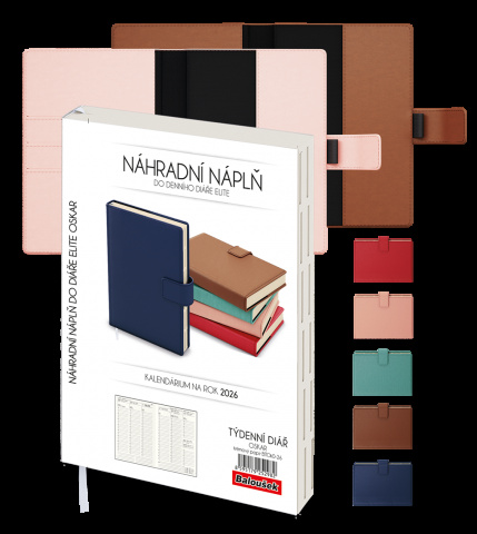 Týdenní diář - Oskar - A5 - náhradní náplň