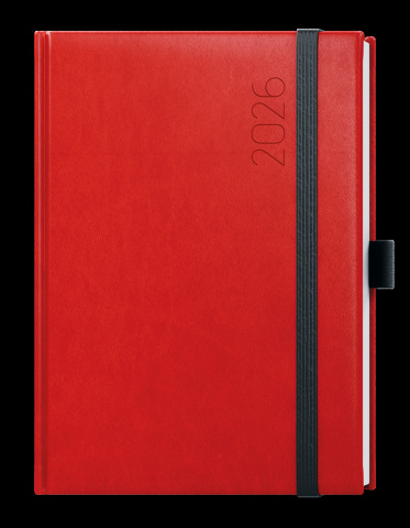 Týdenní diář - Oskar - Reno - A5 - červená