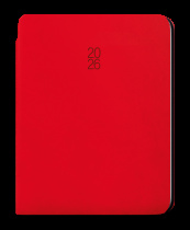 Týdenní diář - Oskar - Softy - A5 - červená foto