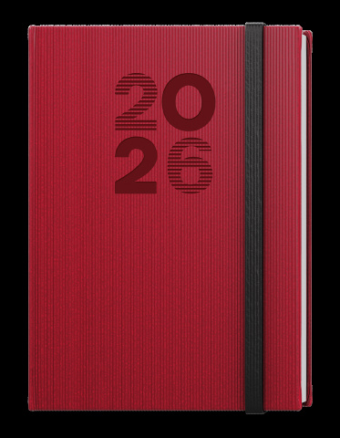 Týdenní diář - Oskar - Vigo - A5 - červená